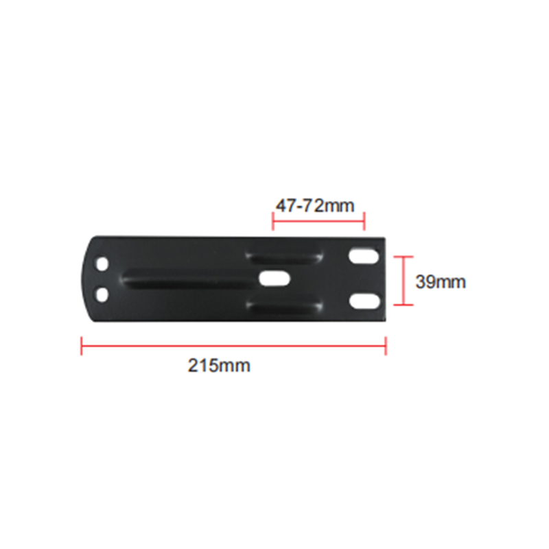 496.7g Placă de oțel cu trei găuri Placă de fier încorporat Accesorii Placă de fundal A-07