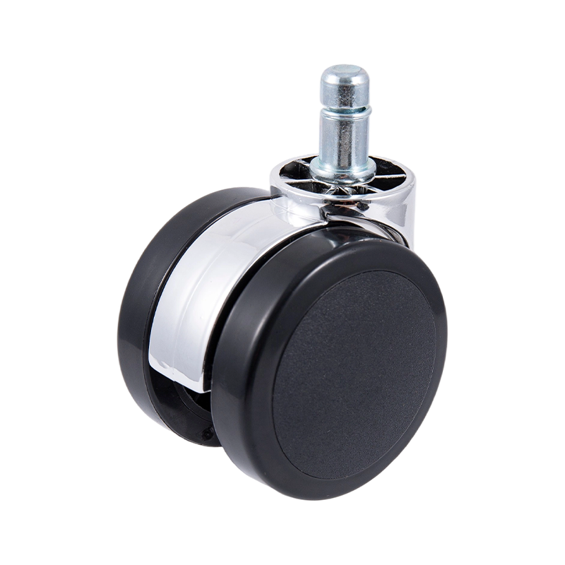 60/32 Electroplate Black PU roată, scaun de jocuri, scaun de plasă Accesorii Universal Caster