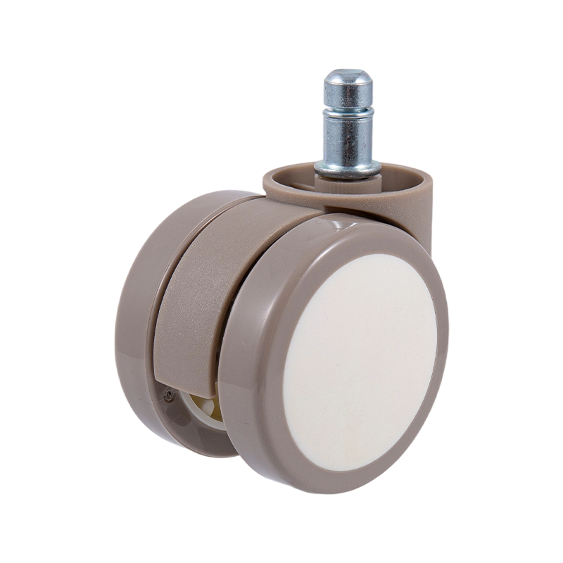 60/38 Scaun de birou cu roată White-Brown, scaun pentru jocuri, accesorii pentru scaune de plasă
