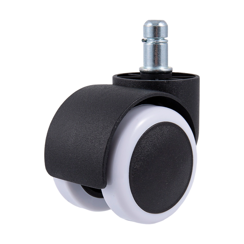 50/38 Accesorii de roată cu roată alb-alb-negru pentru scaunele de birou